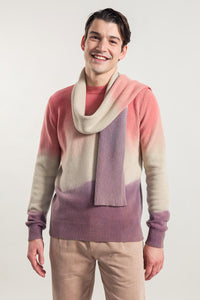 Sciarpa naturally dyed unisex Fenice / Rosa-Violet